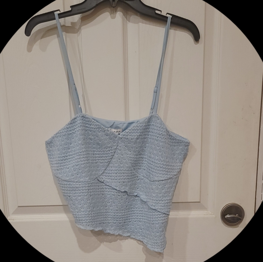 Lover Fire Junior Xl Powder Blue Tank Top